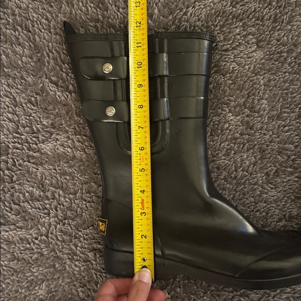 SPERRY Women’s Duck Float Black Rain Boots - Picture 13 of 13